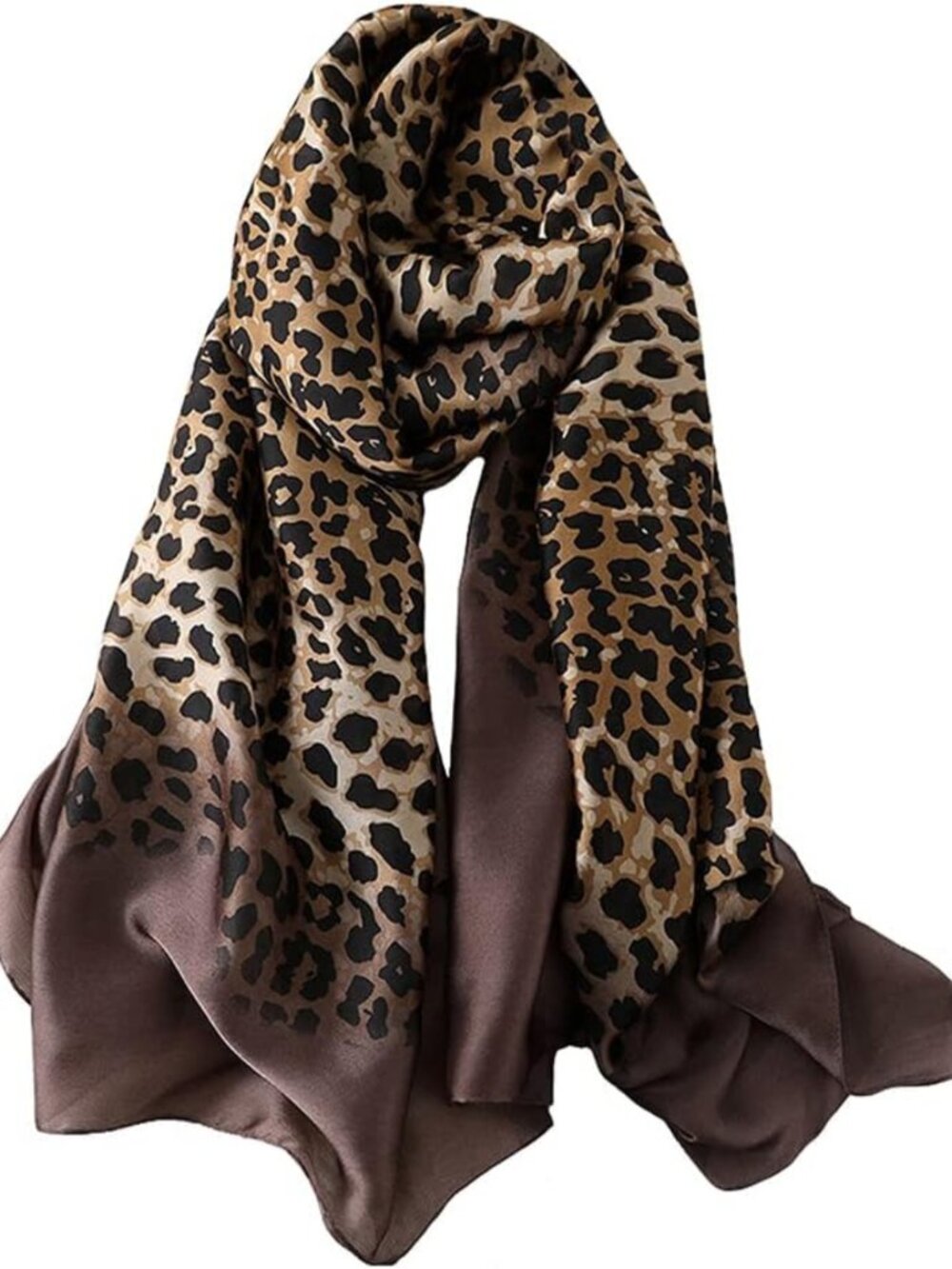 Lightweight Long Silk Scarf for Women | Elegant Neck Wrap & Shawl Accessory